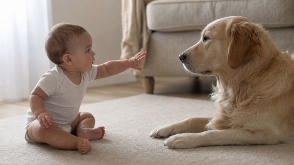 Bébé et animaux domestiques : cohabitation en toute sécurité